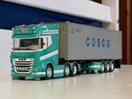[No Tekno/WSI] Cosco 40ft Container Verouderd/Verweerd, Ophalen of Verzenden, Zo goed als nieuw, Bus of Vrachtwagen, Wsi