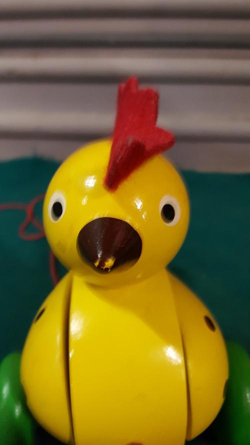 vintage houten trek kip, Ophalen of Verzenden, 'T Olde Gre-j, Info@toldegrej.nl, Endepoelstraat 20f Didam