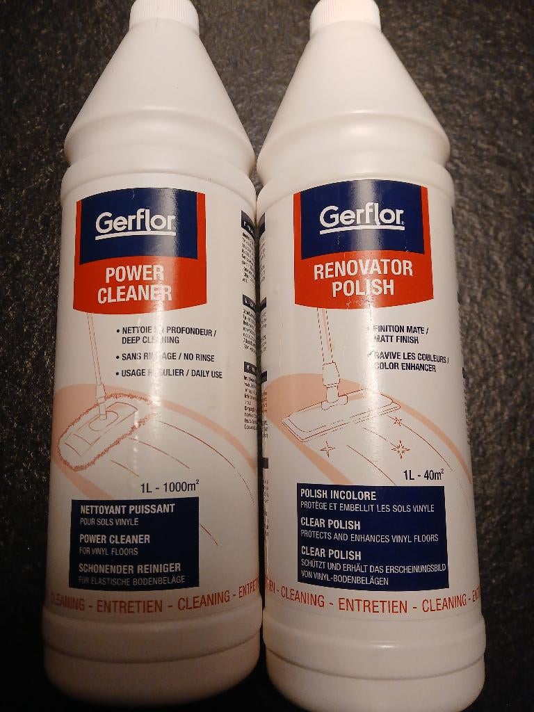 Vinyl reiniger, Ophalen, Schoonmaakmiddel