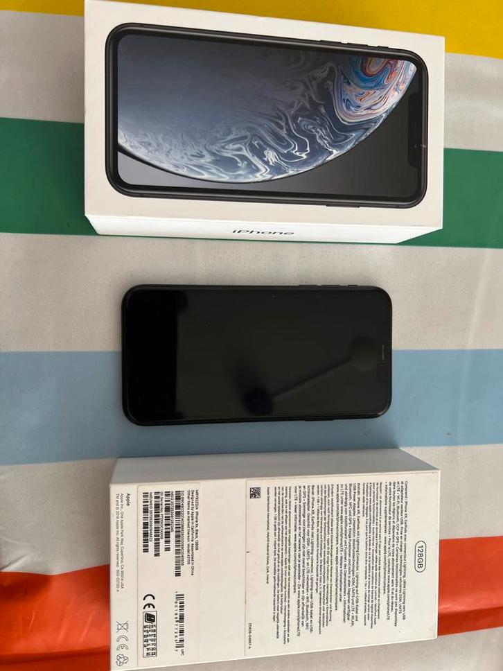 iPhone XR 128GB Zwart - Goede staat, 77% batterij, Telecommunicatie, Mobiele telefoons | Apple iPhone, Gebruikt, 128 GB, iPhone XR