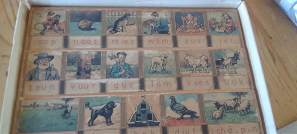 Leesplankje Aap Noot Mies, Antiek en Kunst, Ophalen