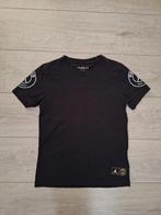 Zwart Air Jordan Paris Saint-Germain t-shirt, shirt maat 146, Gebruikt, Air Jordan, Ophalen of Verzenden, Shirt of Longsleeve