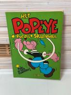 Het Popeye Puzzel en Spellenboek uit 1981, Eén stripboek, Ophalen of Verzenden, Gelezen