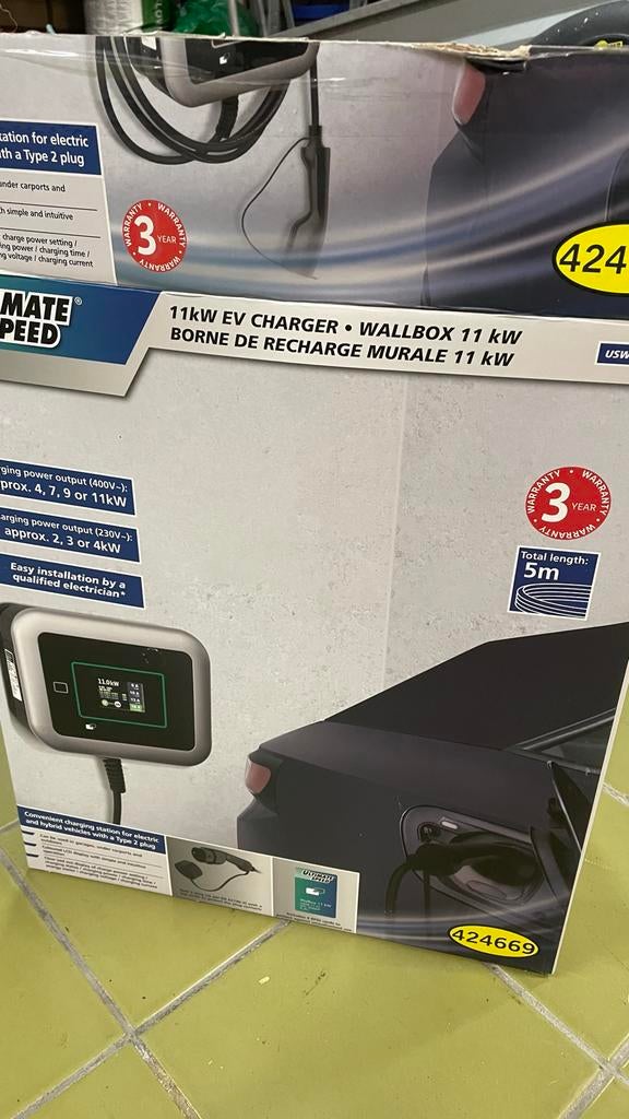 EV Oplader Wallbox 11kW - Nieuw in doos €200, Ophalen, Nieuw, Laadpaal