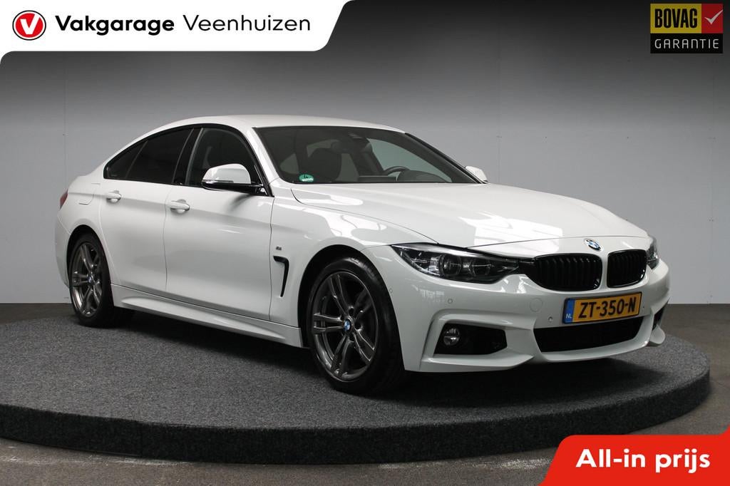 BMW 4-serie Gran Coupé 418i High Executive Edition M-sport|, Automaat, 12 maanden, Gebruikt, Wit
