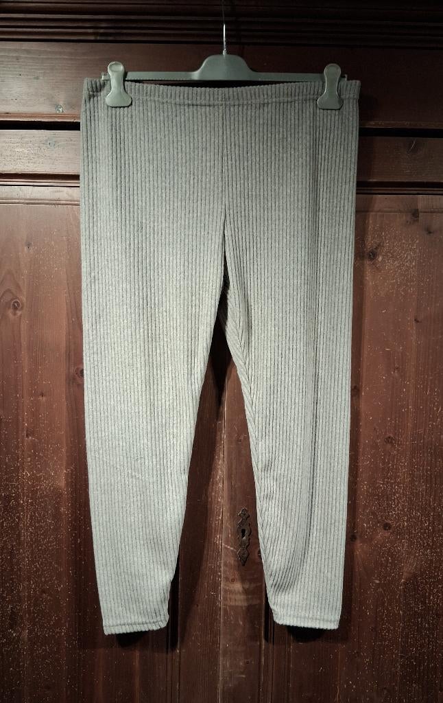 heerlijk warme geribbelde legging crèmekleur 44-48, Kleding | Dames, Leggings, Maillots en Panty's, Blauw, Nieuw, Ophalen of Verzenden