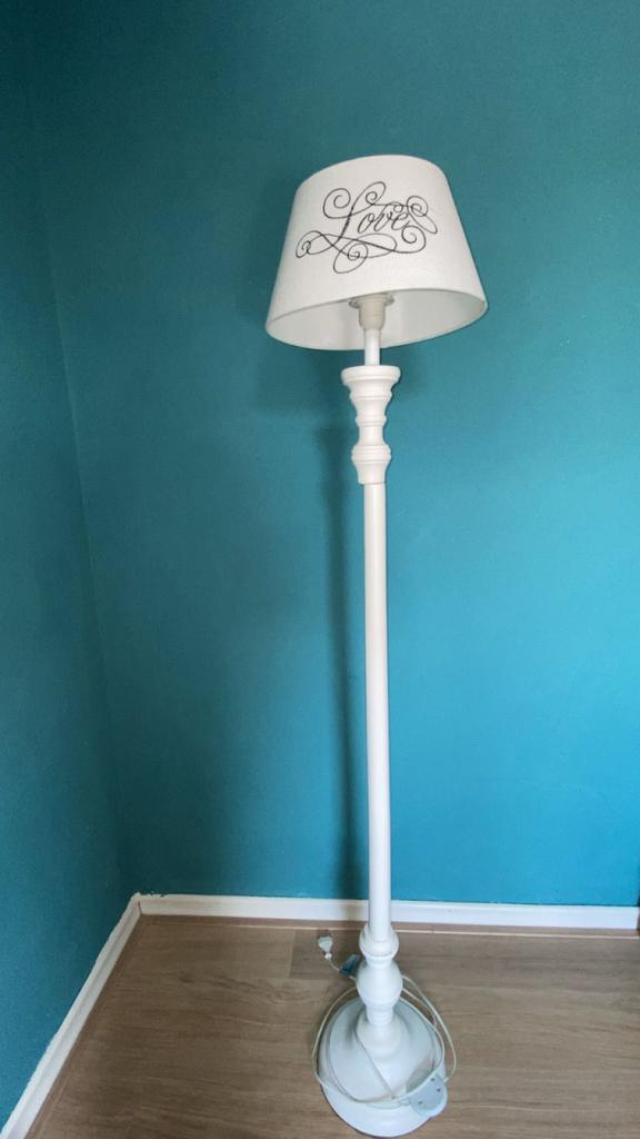 Stalamp zgan, Ophalen, Zo goed als nieuw, Minder dan 100 cm