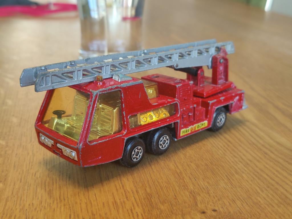 Matchbox Fire Tender Brandweer, Ophalen of Verzenden, Bus of Vrachtwagen