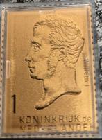 Gouden Postzegel Koning Willem I - Sint-Maarten, Ophalen of Verzenden, Na 1940, Postfris