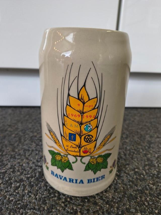 * Bavaria stenen pul 25 jubileum 1969 – 1994 Loek *, Verzamelen, Biermerken, Zo goed als nieuw, Pul(len), Bavaria, Ophalen of Verzenden