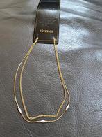 Nieuwe Ketting met Witte Kralen, Ophalen of Verzenden, Nieuw, Goud, Overige materialen