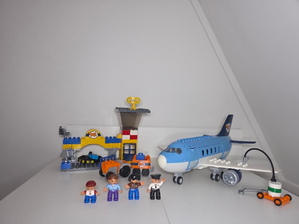 LEGO Duplo Vliegtuig / Airport - Set 5595 - Zeldzaam, Kinderen en Baby's, Speelgoed | Duplo en Lego, Overige thema's, Compleet