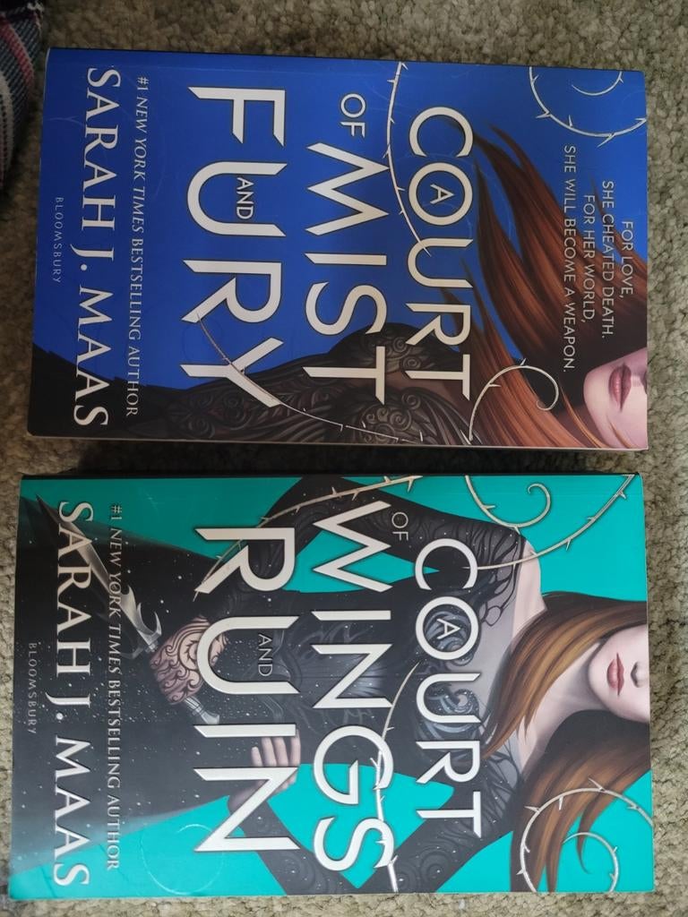 Sarah j maas ACOTAR twee delen. Engelstalig, Boeken, Fantasy, Ophalen