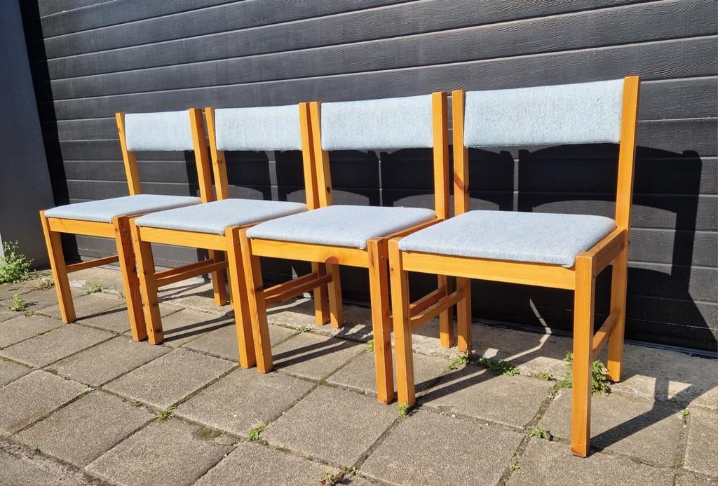 vintage stoelen made in Denmark €20,- p/st, Ophalen, Huis en Inrichting