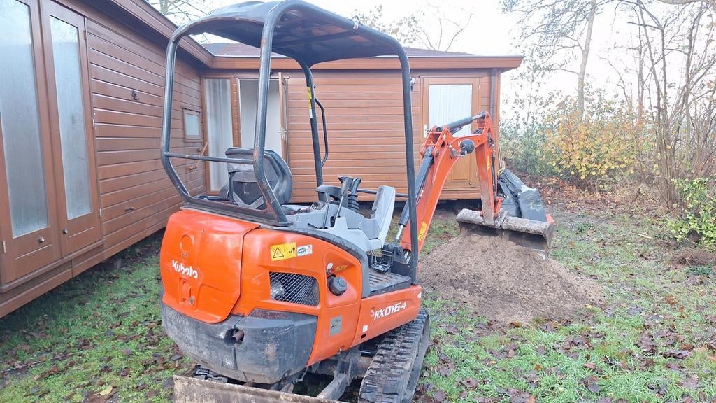 Kubota KX016-04 minigraver, Zakelijke goederen, Ophalen, Graafmachine
