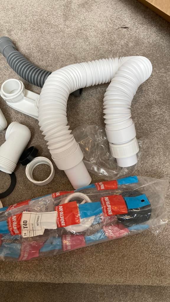 Loodgieters spullen nieuw, Afvoer, Pvc, Ophalen of Verzenden, Zo goed als nieuw