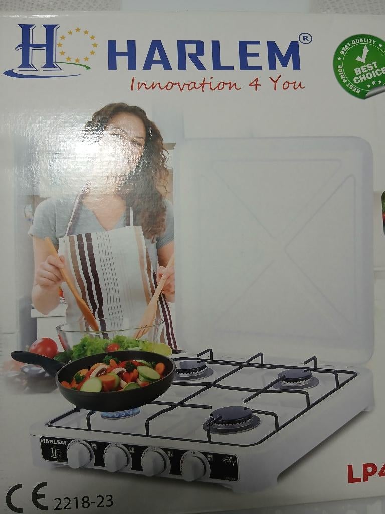 Butaan / Propaan 4 pits gasstel Nieuw in doos 50x50x10, Ophalen, Nieuw