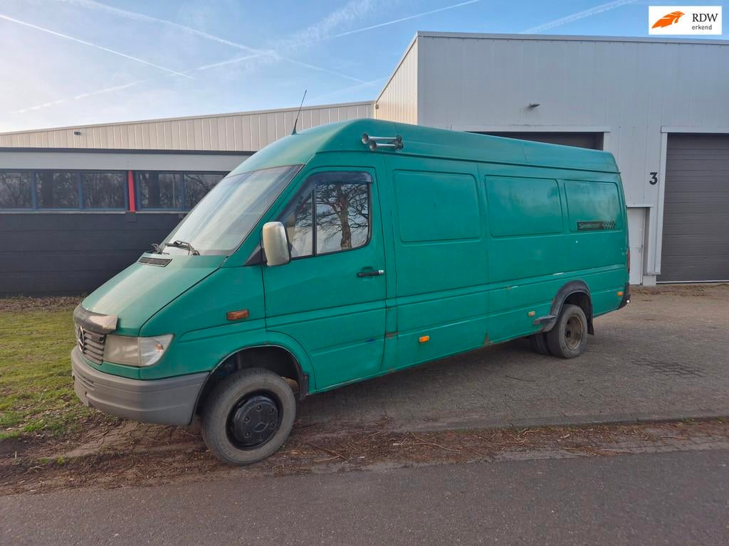Mercedes-Benz Sprinter 412D 312D 1999 MANUEEL MAXI 6 TYRES X, Euro 2, Achterwielaandrijving, Gebruikt, 122 pk