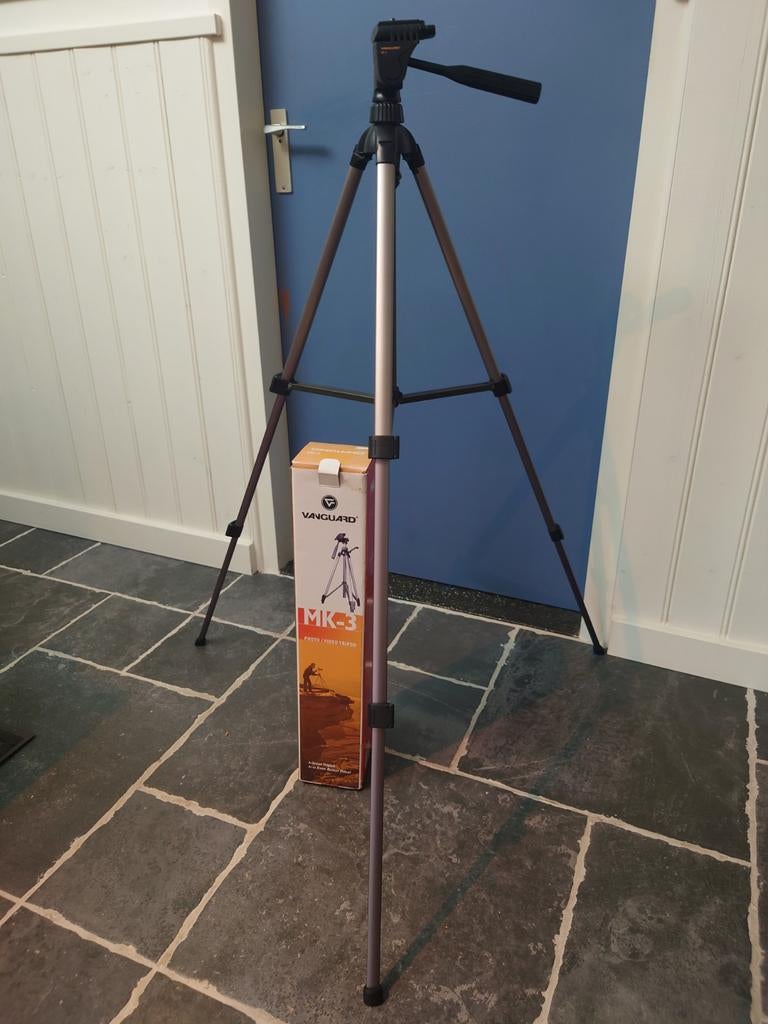 Vanguard MK-3 statief, NIEUW IN DOOS!, Nieuw, Minder dan 150 cm, Met balhoofd, Ophalen of Verzenden