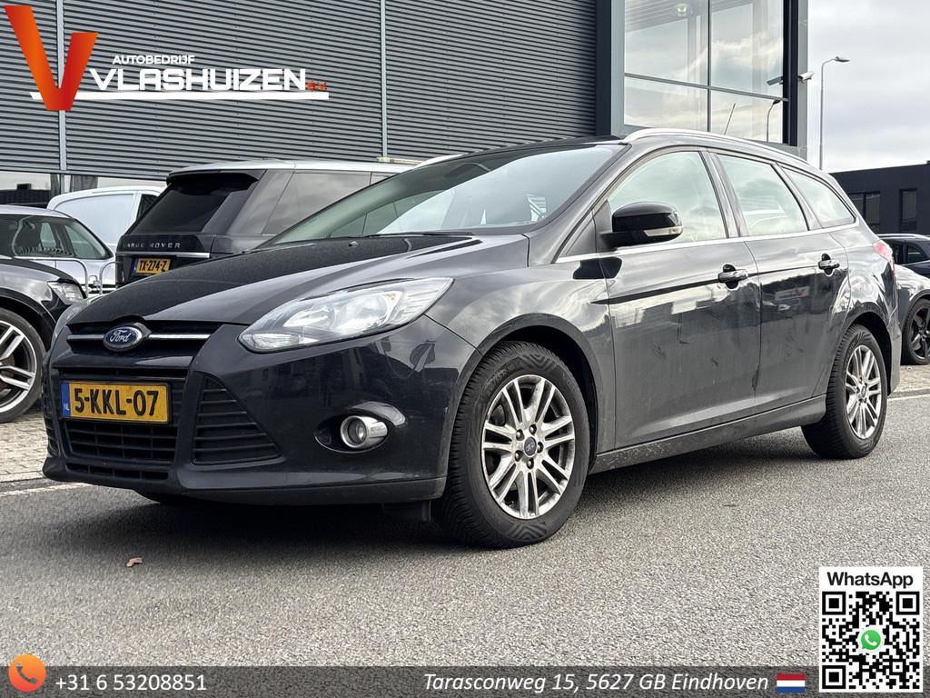 Ford Focus Wagon 1.0 EcoBoost Titanium | Keyless | Cruise |, Auto's, Ford, Euro 5, Gebruikt, Zwart, Origineel Nederlands
