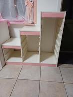 Ikea Trofast kast - roze wit trappenkast, Ophalen, Gebruikt, 50 tot 100 cm, Minder dan 100 cm