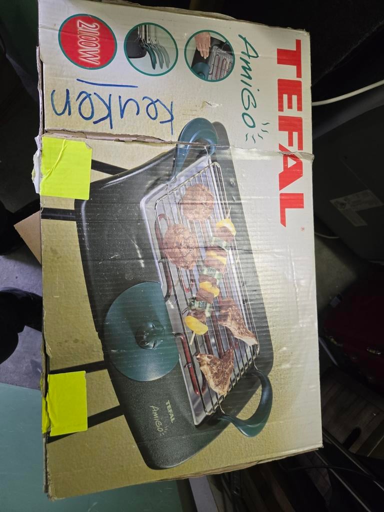Tefal Amigo grill nieuw in doos, Ophalen of Verzenden