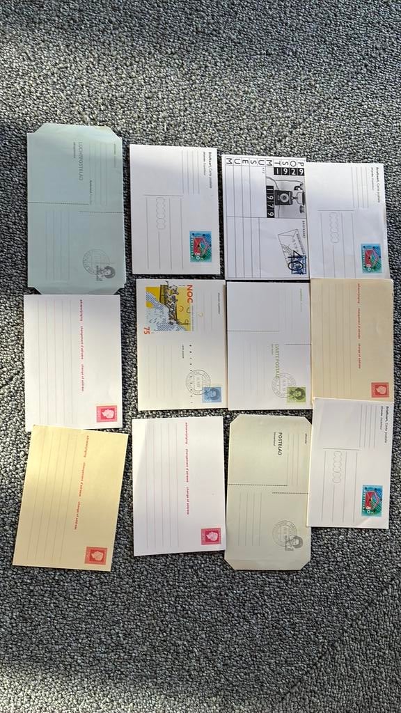 Lotje postwaardestukken Nederland, Ophalen of Verzenden, Envelop