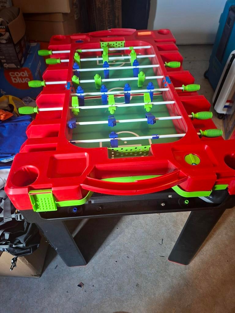 Inklapbare 3-in-1 speeltafel: voetbal, biljart, airhockey, Ophalen of Verzenden, Zo goed als nieuw