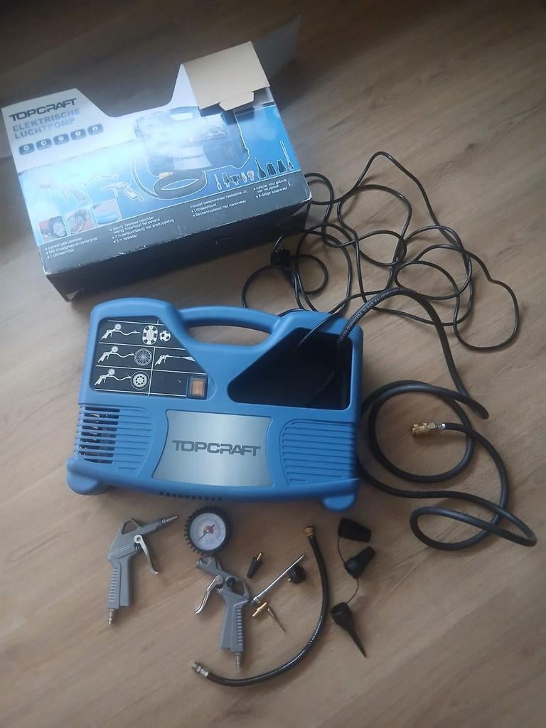 Topcraft elektrische luchtcompressor, Ophalen of Verzenden