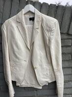 Claudia Strater Zijden/Linnen Dames pak size M, Kleding | Dames, Maat 38/40 (M), Kostuum of Pak, Wit, Ophalen of Verzenden