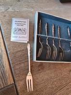 6 verzilverde gebaksvorkjes Zilverstad Schoonhoven, Ophalen of Verzenden
