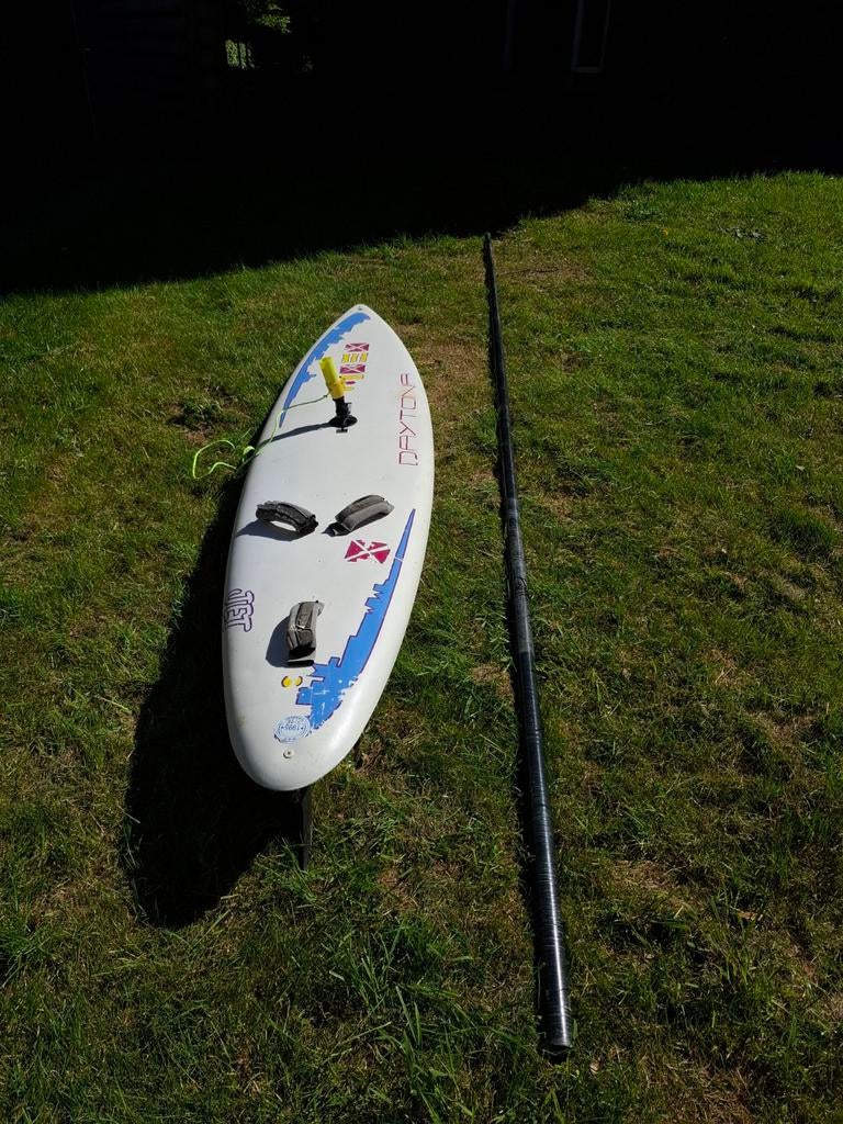 Daytona Surfplank met Mastvoet, Ophalen, 250 tot 300 cm, Met vin(nen), Plank