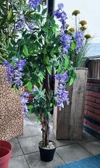 Blauwe regen kunstplant, Huis en Inrichting, Woonaccessoires | Kunstplanten en Kunstbloemen, Ophalen, Zo goed als nieuw