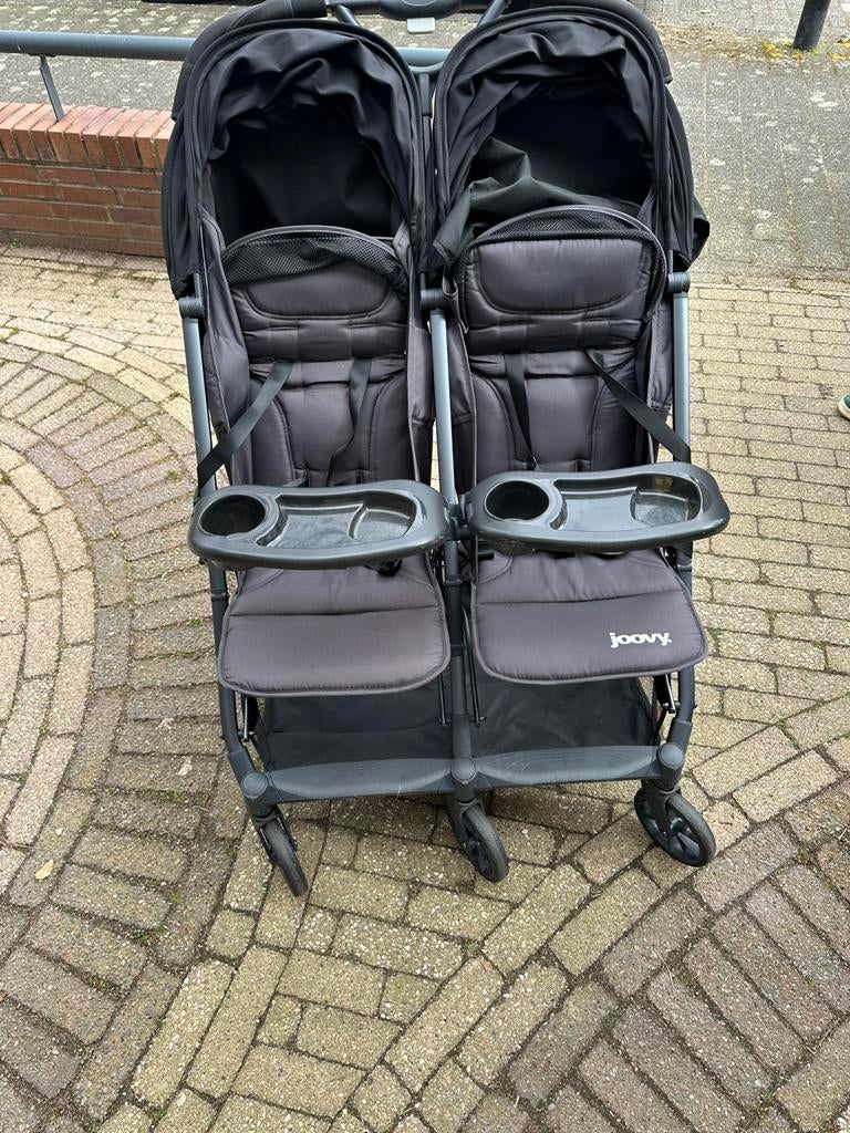 Joovy tweeling kinderwagen, Ophalen of Verzenden, Zo goed als nieuw, Kinderwagen of Buggy