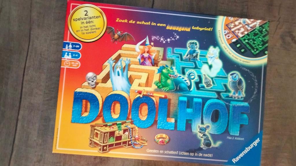 Doolhof, Drie of vier spelers, Ophalen of Verzenden, Zo goed als nieuw, Ravensburger