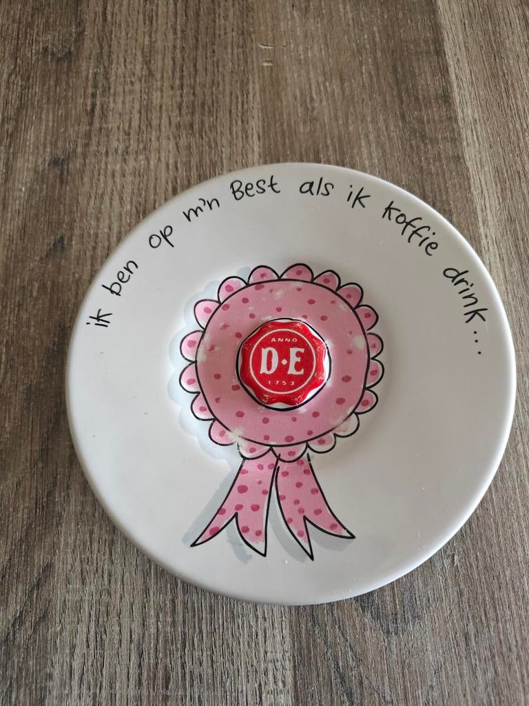 Blond Amsterdam Douwe Egberts Schotel ⌀15cm, Blond Amsterdam, Ophalen of Verzenden, Zo goed als nieuw, Kop(pen) en/of Schotel(s)