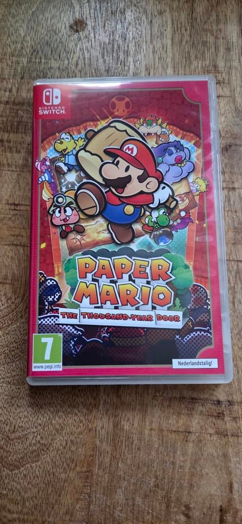 Paper Mario: The Thousand-Year Door, Nintendo Switch, Avontuur en Actie, 1 speler, Ophalen of Verzenden, Zo goed als nieuw