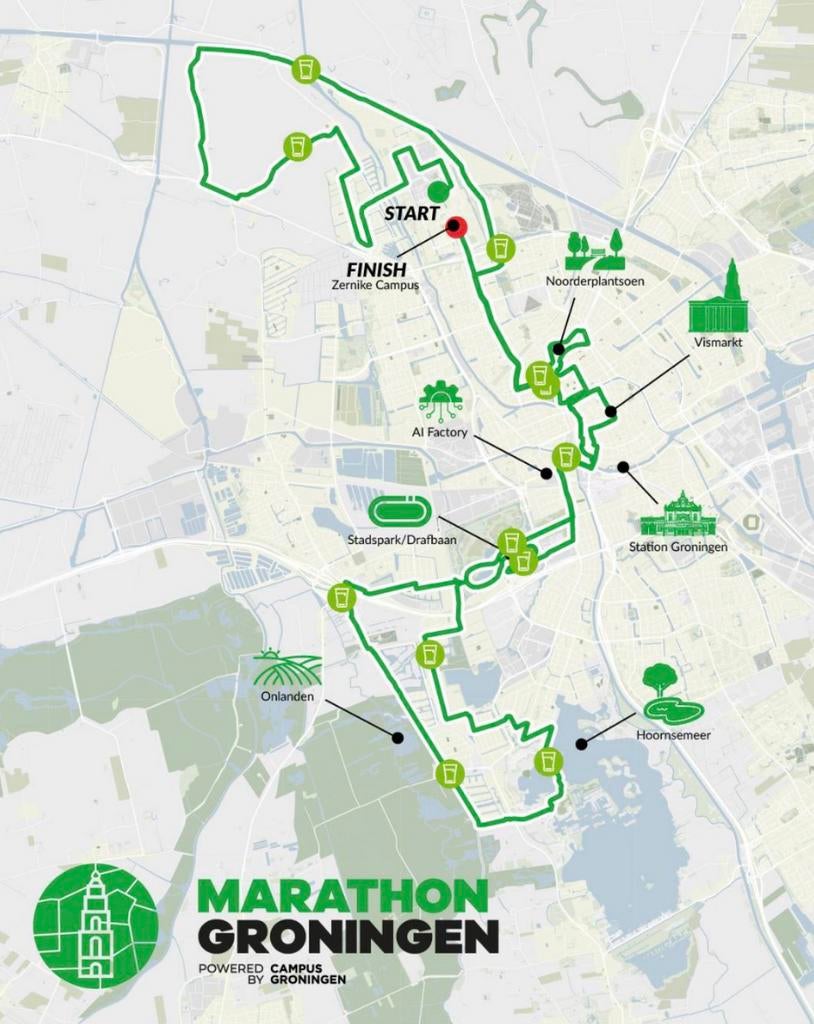 Ticket halve marathon Groningen, Tickets en Kaartjes, Eén persoon, Mei