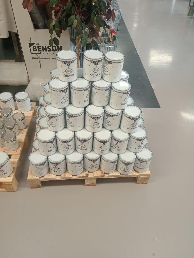 Halve Pallet Assorti 102 Liter Krijtverf Maison Mansion, Ophalen, Overige kleuren, Nieuw, Verf