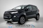 Ford EcoSport 1.0 EcoBoost Titanium Climate control, Parkeer, Gebruikt, Ecosport, Leder en Stof, Zwart