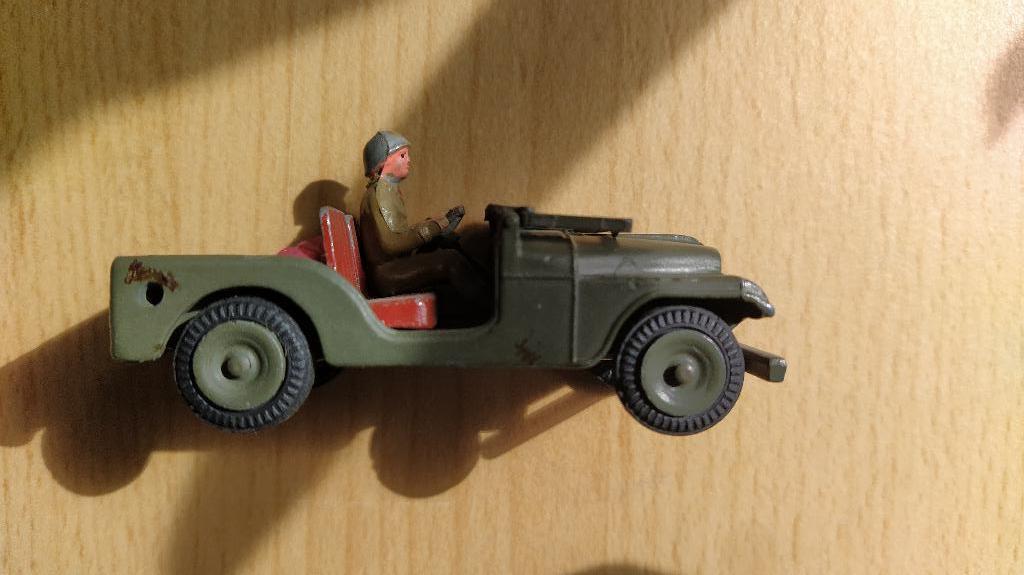 TEKNO JEEP No. 814, made in Denmark, 1:43, Ophalen of Verzenden, Gebruikt, Auto, Overige merken