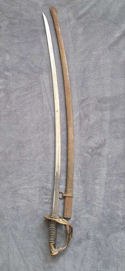 Antieke Nederlandse Officierssabel M1852 – Lange uitvoering, Ophalen, Landmacht, Nederland