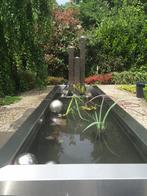 Modern RVS vijver ornament, Ophalen, Gebruikt, Rvs, Fontein