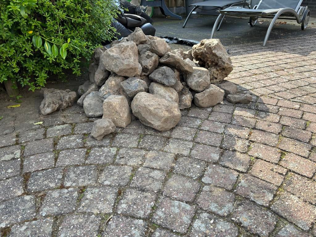 Mooie vijverkeien voor uw tuin of vijver, Tuin en Terras, Grind, Keien en Split, Ophalen, Gebruikt, Grijs, Kei