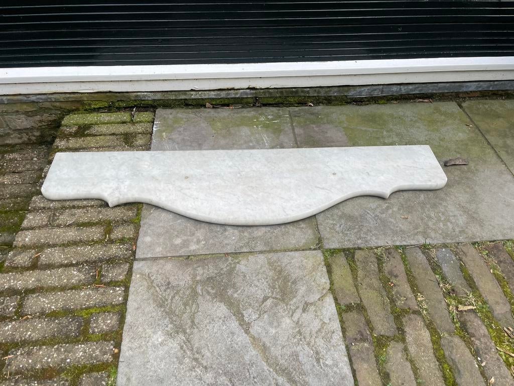 Marmeren (schouw)plaat - 101mm x 26mm, Ophalen, Zo goed als nieuw