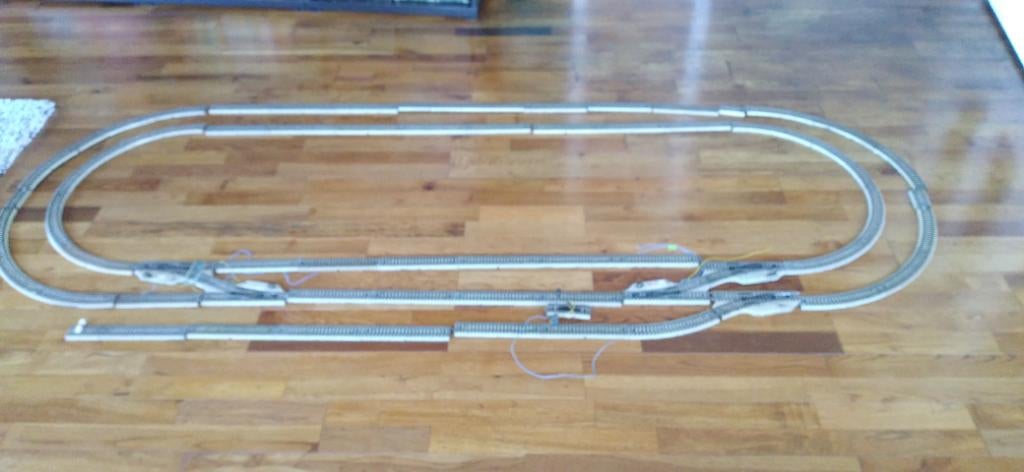 Marklin dubbel  M-rail ovaal., Wisselstroom, Rails, Ophalen of Verzenden, Zo goed als nieuw