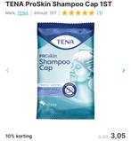 Shampoo cap douchemuts douche cap muts tena proskin 2e, Ophalen of Verzenden, Zo goed als nieuw