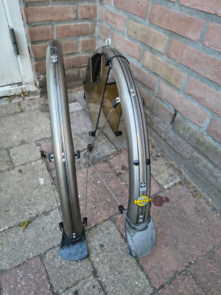 Originele set Koga miyata spatborden met jasbeschermers, Fietsen en Brommers, Fietsonderdelen, Ophalen of Verzenden