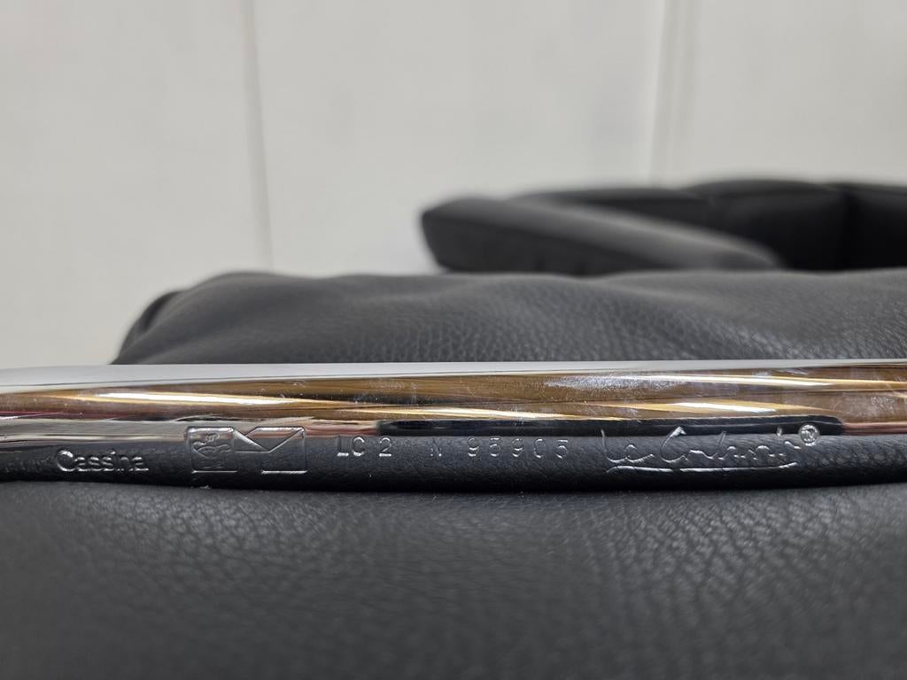 Cassina LC2 Grand Confort bank + 2 fauteuils Le Corbusier, Ophalen of Verzenden, Nieuw