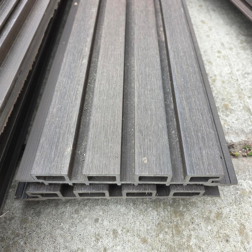 Fiberdeck WEO35 hoekstuk en afwerkstukken, Tuin en Terras, Terrasdelen en Vlonders, Ophalen of Verzenden, Hout